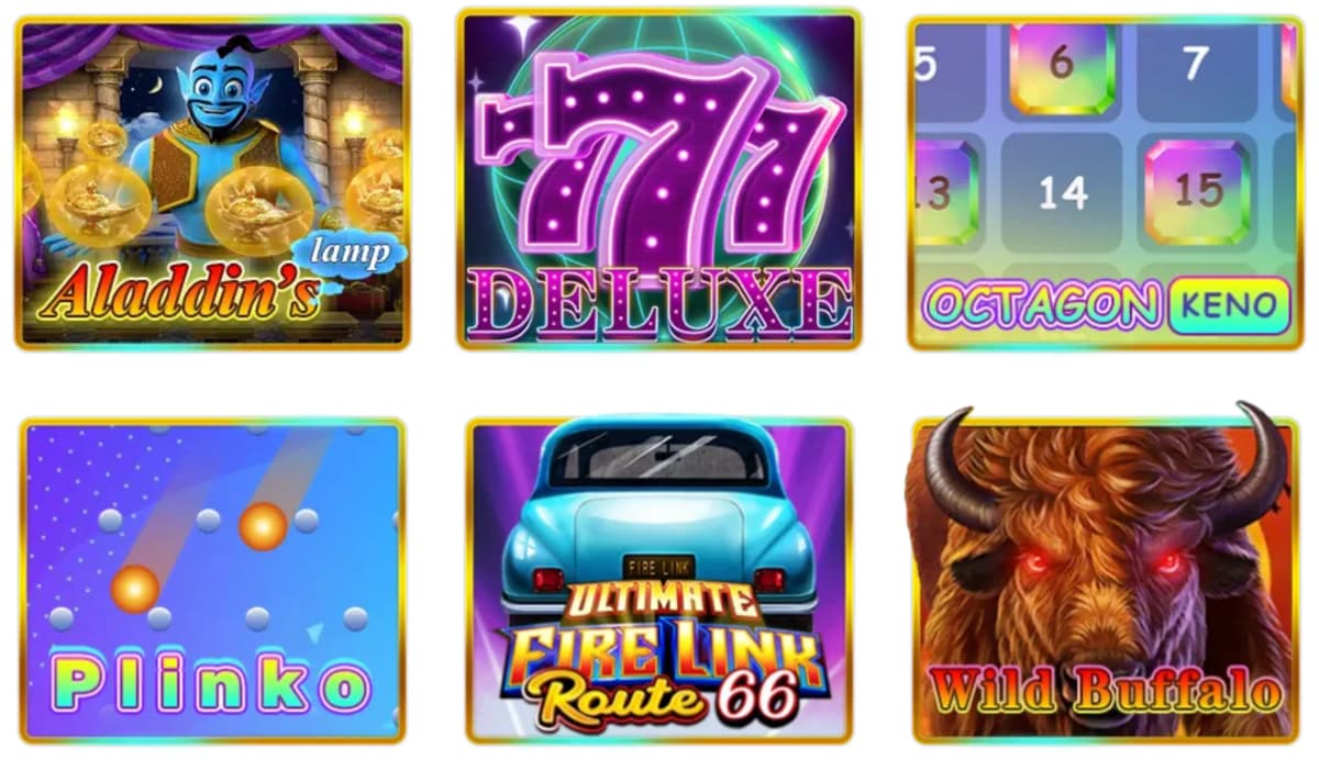 Juwa 777 mobile app with slot-style games on device